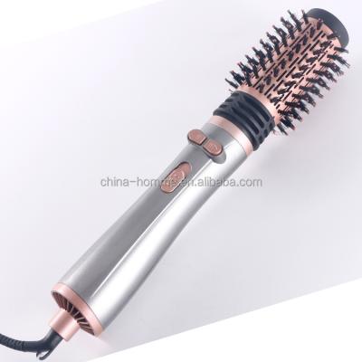 China Ionic 2022 HOMME HM-400 Professional Hot Air Brush Auto Rotating Styler with 2 Interchangeable Heads for sale