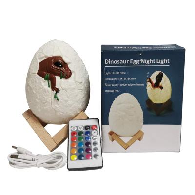 China Multiple Parts Styles Optional Dinosaur Night Light , Bedroom Sleeping Moon Lamp for sale