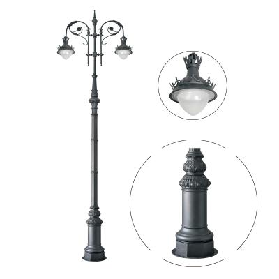 China LANDSCAPE Decorative Cast Aluminum Road Lighting Poles For Sale RHS-15408C for sale