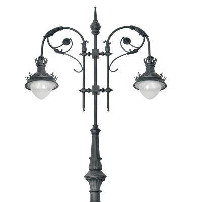 China Outdoor LANDSCAPE Garden Lights Antique Vintage Pole Garden Lamp Classic Street Lamp Post For Landscape Park RHS-15408B for sale