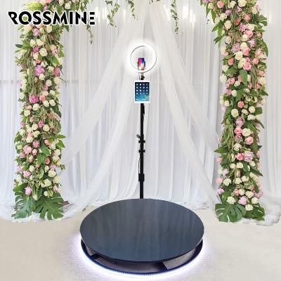 China Full Metal Selfie 360 ​​Photo Booth 360 Photo Booth Backdrop 360 Photo Booth Solid Metal Or Metal + Glass Wedding Party 2022 Hot Sale With Ring Light And Moneygun for sale