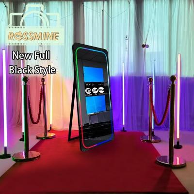 China 2021 Hot Sale Adjustable 360 ​​Photo Booth Free Customize Logo 360 Video Rotating Photo Booth Beauty Mirror iPad Photobooth Case 40/70