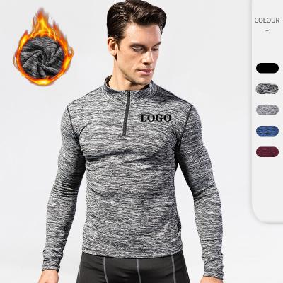 China QUICK DRY Men's Performance Fitness Logo T-shirt 90% Polyester 10% Spandex Sports Workout Custom Gym Fitness T-Shirts for sale