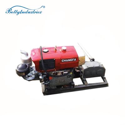 China Paddle wheel aerator 16hp diesel engine for sale