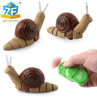 China Drop Shipping JiaHuiFeng Rc Snail Model Simulated Animal Set Educational Toy Summer Game Te koop