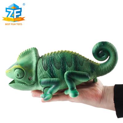 China Drop Shipping JiaHuiFeng Rc Chameleon Animal Model Lighting Other Toy Animal Summer Game en venta