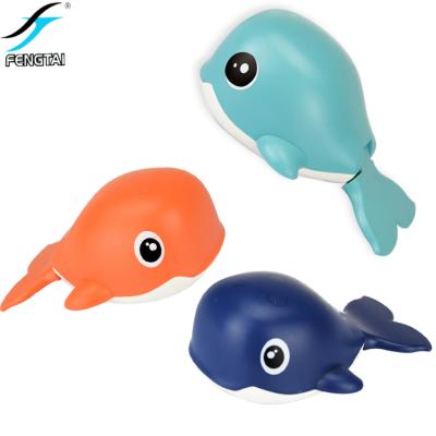 China 2021 Fun Toys On A Whale Bath Wind Up Toy Play Water Pool Shower Bathroom Baby Kids for Children D2P en venta