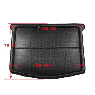 China OEM Auto Parts Car Trunk Mat Rear Trunk Floor Mat Liner 3D Model Easy Cleaned Storage Box Cargo Waterproof Cover For Skoda Fabia 2015-2018 for sale