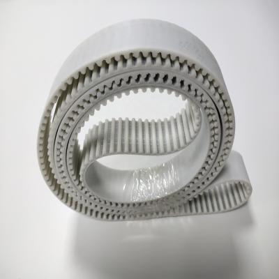 Cina Transmission pulley PU Timing Belt white Color Steel Cord Building Material in vendita