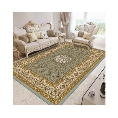 China 3D Printed Washable Polyester Carpet European Style Carpet For Living Room for sale