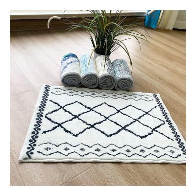 China Stain Resistant Soft Eco Friendly Bathtub Shower Mats Absorbent Bathroom Rugs for sale