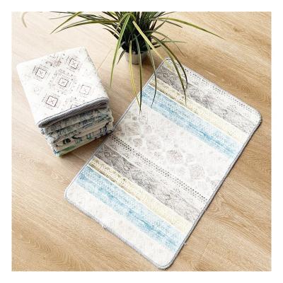 China Stain Resistant Super Soft Bath Mats Covers Wholesalers Non Slip Shower Room Mat for sale