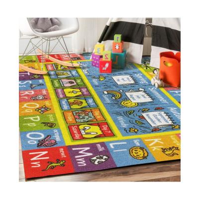 China Washable Large Size Anti Slip 3D Kids Turkish Cartoon Play Mat Luxury Baby Blanket for sale