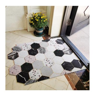 China Washable Good Quality PVC Reel Mat Welcome Door Mat for sale