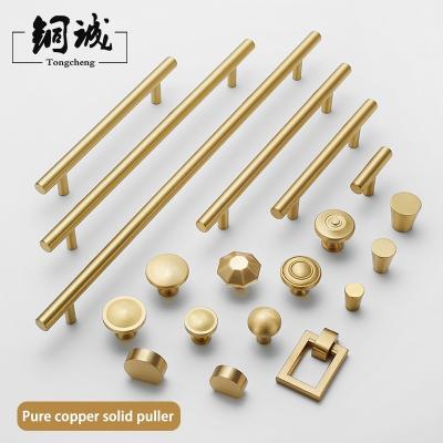 China Minimalist Brass Hardware Cheap Handle T Bars Cabinet Furniture Handles for sale