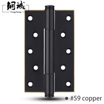 China Modern Invisible Automatic Door Closer Buffer Dampening Butt Hinges Brass Hidden Door Hinges for sale