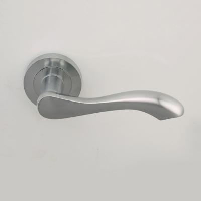 China High Quality Modern Wood Security Door Lever Handles Bathroom Wood Door Lock for sale