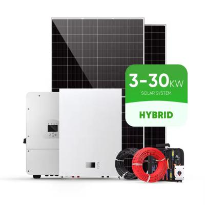 Κίνα 100kW Inverter Εμπορικά Συστήματα Αποθήκευση Pv Sets Power Complete Kit Ηλιακό σύστημα ενέργειας Εκκενωμένο στο δίκτυο συνδεδεμένο με μπαταρία προς πώληση