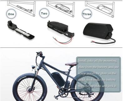 China Baterías eléctricas posteriores 36v 10ah de las bicis de la batería 250W de la bici del estante E en venta