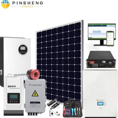 Chine grille hybride Kit Roof Mounting de système photovoltaïque du panneau solaire 5kw à vendre