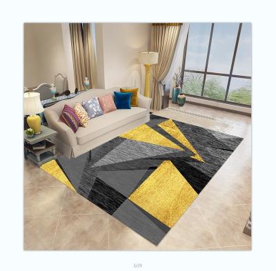 China Non-Slip 3d Printed Floor Mat Geometric Pattern Rug And Blankets For Living Room Bed Room for sale