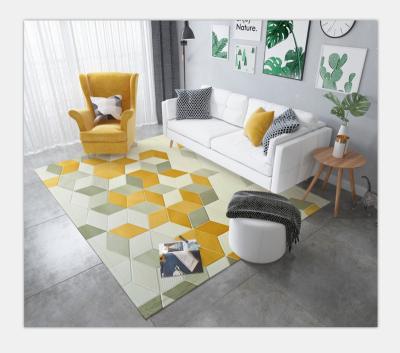 China Non Slip 3D Printed Floor Mat Rugs 3d Printed Carpet For Living Room Bed Room for sale