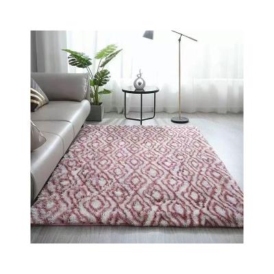 China 100% Polyester Non-Slip Shaggy Living Room Carpet And Blanket Porcelain Factory for sale