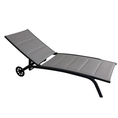 China Modern HOT ON AMAZON Wholesale Poolside Removable Aluminum Recliner Waterproof Deck Chair for sale