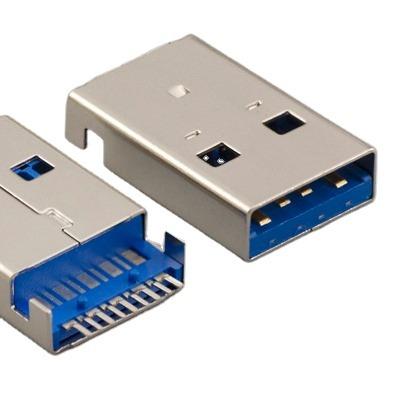 China USB 3.0 A Type Connector 180 Degree Data Transfer SMT for sale