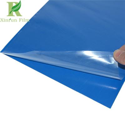 China 0.03-0.20mm Clear Transparent Surface Guard PE Color Steel Plate Surface Protective Film for sale