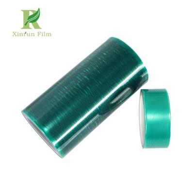 China 0.02-0.20mm Green Anti-scratch Glue Adhesion PE Protective Film for sale