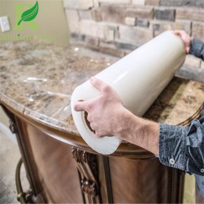 China 0.03-0.2mm Transparent Self Adhesion Marble Countertop Protective Film for sale