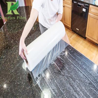 China 0.03-0.2mm Customized Adhesive Granite and Marble Protective Film for sale