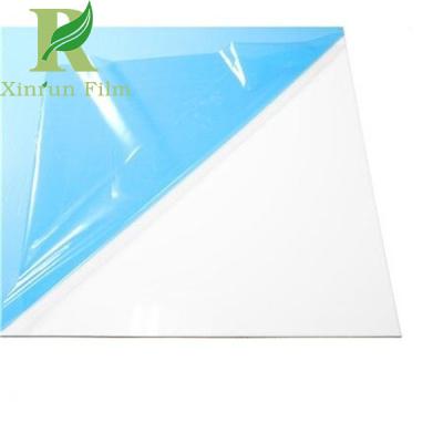 China 8 Mil Low Density Self Adhesive Clear Plexiglas Protective Film for sale