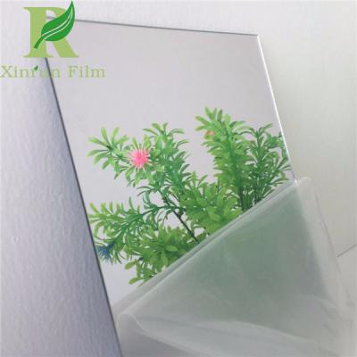 China 0.03-0.15mm Transparent Adhesive PE protective film for Mirror Surface for sale