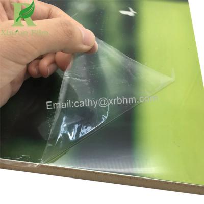 China 0.03-0.2mm Clear Self Adhesive High Gloss UV Sheet Protective Film for sale