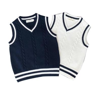 China Upgrowing Kids QUICK DRY Sleeveless Vest School Uniform Sweater for sale