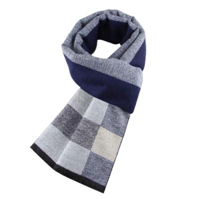 China Recycled Plaid Pashmina Shawl Scarf Classic Warm Thick Jacquard Knitted Plaid Scarf Upgrowing Design for sale