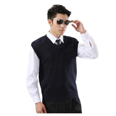 China Factory new woolen vest wholesale QUICK DRY V-neck casual sweater round neck safety vest for sale