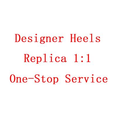 China Fashion trend top factory wholesale price brand designer high quality heeled famous block heels for women ladies heels 2022 for sale