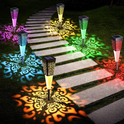 China 2022 New Energy Residential Trending Solar Panel Lamp Street Light Garden Lighting RGB Led Color Solar Lighting Decor Related Products for sale