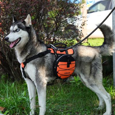 China Large Dog Selfbackpack Pet Outdoor Bag Food Bag Contrast Color Food Packaging Stored Carry Bag for sale