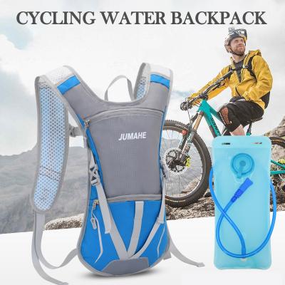 China 2021 Nylon Drinking Backpacks Cycling Outdoor Sport Hydration Backpack With Water Bladder Hydration Pack Running Water Recycling Backpack for sale