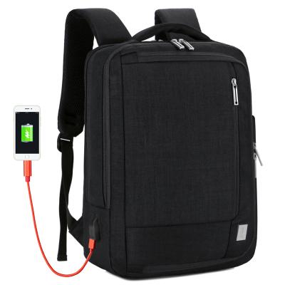 China With Custom Wholesale Custom Travel Men's Backpack USB Water Proof USB Battery Charging Laptop Backpack Bag With Logo for sale