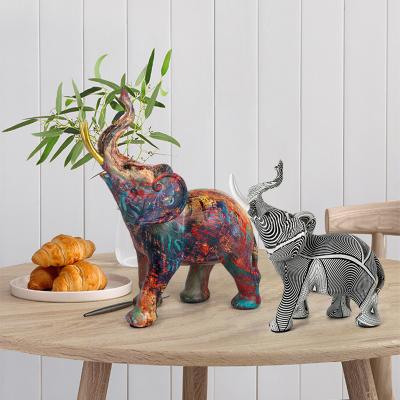 China American Vintage New American Vintage Elephant Home Decoration Creative Resin Crafts Living Room Office Desktop Decoration Decoration for sale