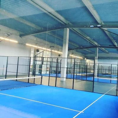 China Panoracmic China Factory Professional Wholesale Panoracmic Panoramic Glass Padel Tennis Court for sale