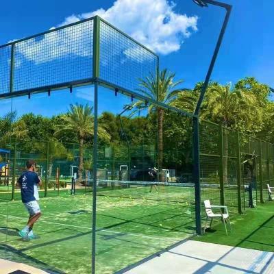 China Wholesale Professional Factory Padel Super Panoramic 2022 New Model Panoracmic Tennis Court for sale