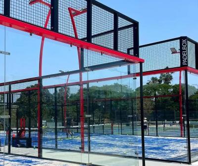 China Panoracmic WPT Design Hot Selling Super Panoramic Competition Spanish Standard Type Padel WPT Court for sale