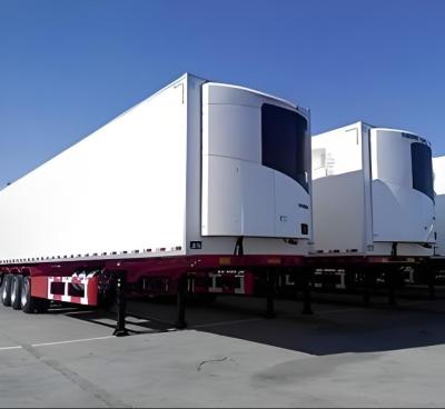 China Steel 3 Axle 40/45f/48ft Refrigerator Semi Trailer Perfect for Transporting Cool Food for sale