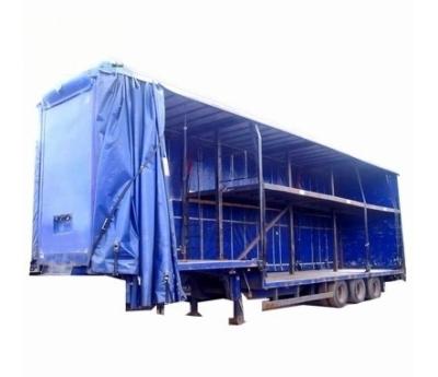 China WS 2/3/4 Axles Tarpaulin Curtain Side Semi Trailer for Beverages and Vegetable for sale